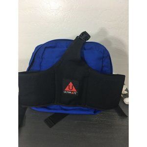 Ultimate Torsopacs blue waist fanny pack dual bottle holder